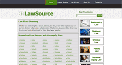 Desktop Screenshot of lawsource.net