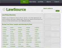 Tablet Screenshot of lawsource.net